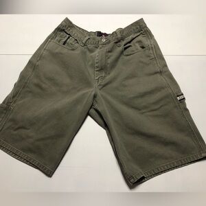 Men's Olive Green Utility Shorts